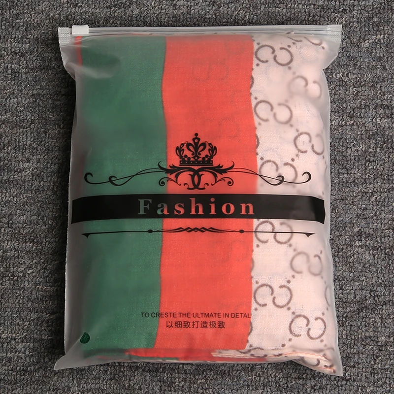 Manufacturer Custom Matte Frosted Plastic Clothing Packaging Zipper Bags Poly Plastic Bag For Clothes Packaging