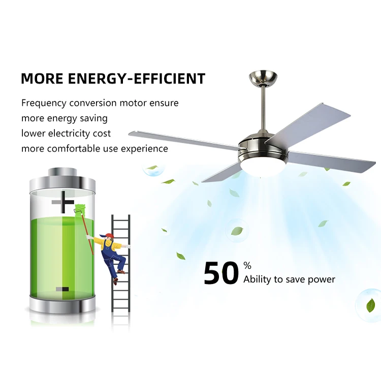 Luxury modern Lamp Air Sove Spare Fashion Bulbs Waterproof Free Control Bladeless Hvls Outdoor Remote Home Ac Ceiling Fan