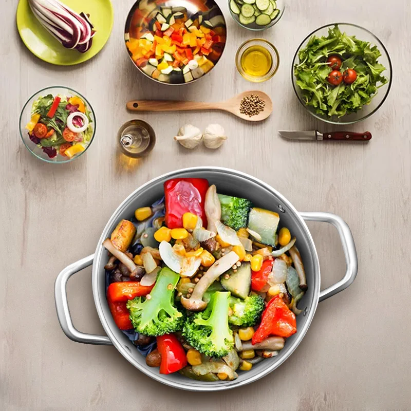 
Professional manufacturer commercial high quality big stainless steel soup pot 