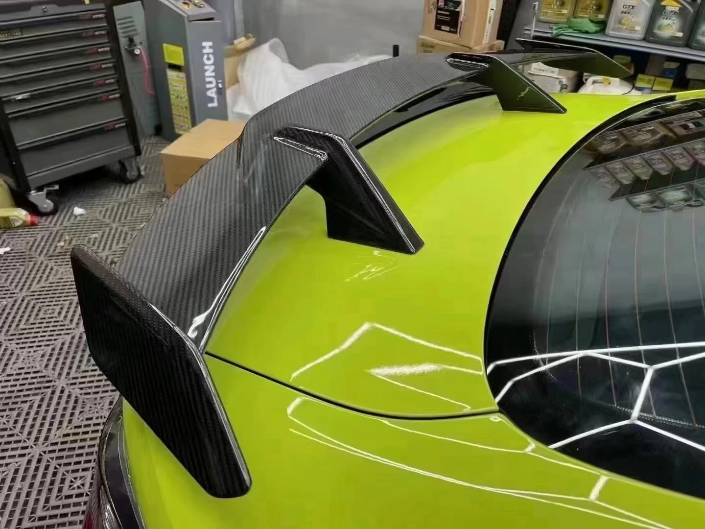 Automotive Parts GT Racing Rear Spoiler For BMW F80 M3 F82 M4 Upgrade M3 M4 Carbon Fiber MP Spoiler