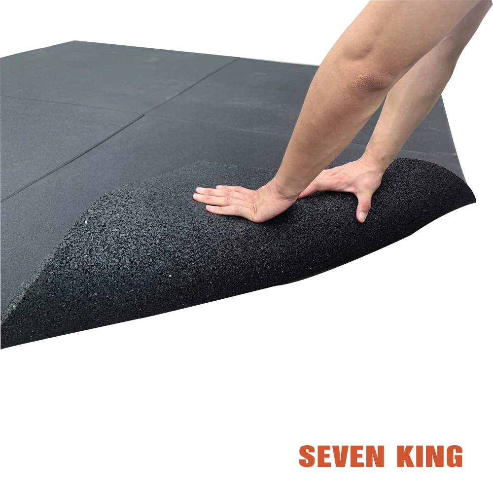 High Quality  Waterproof Fireproof Black Rubber Sheet Flooring Mat