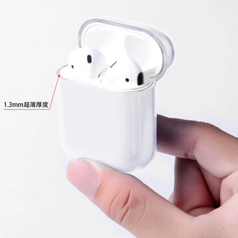 Прозрачные индивидуальные прозрачные чехлы на заказ для Airpod Pro PC, чехол для наушников, аксессуары для футляра Airpods