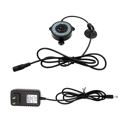 
QPL-50 Mini Air Bubble Led Light Aquarium Fish Tank Light Multi-color 