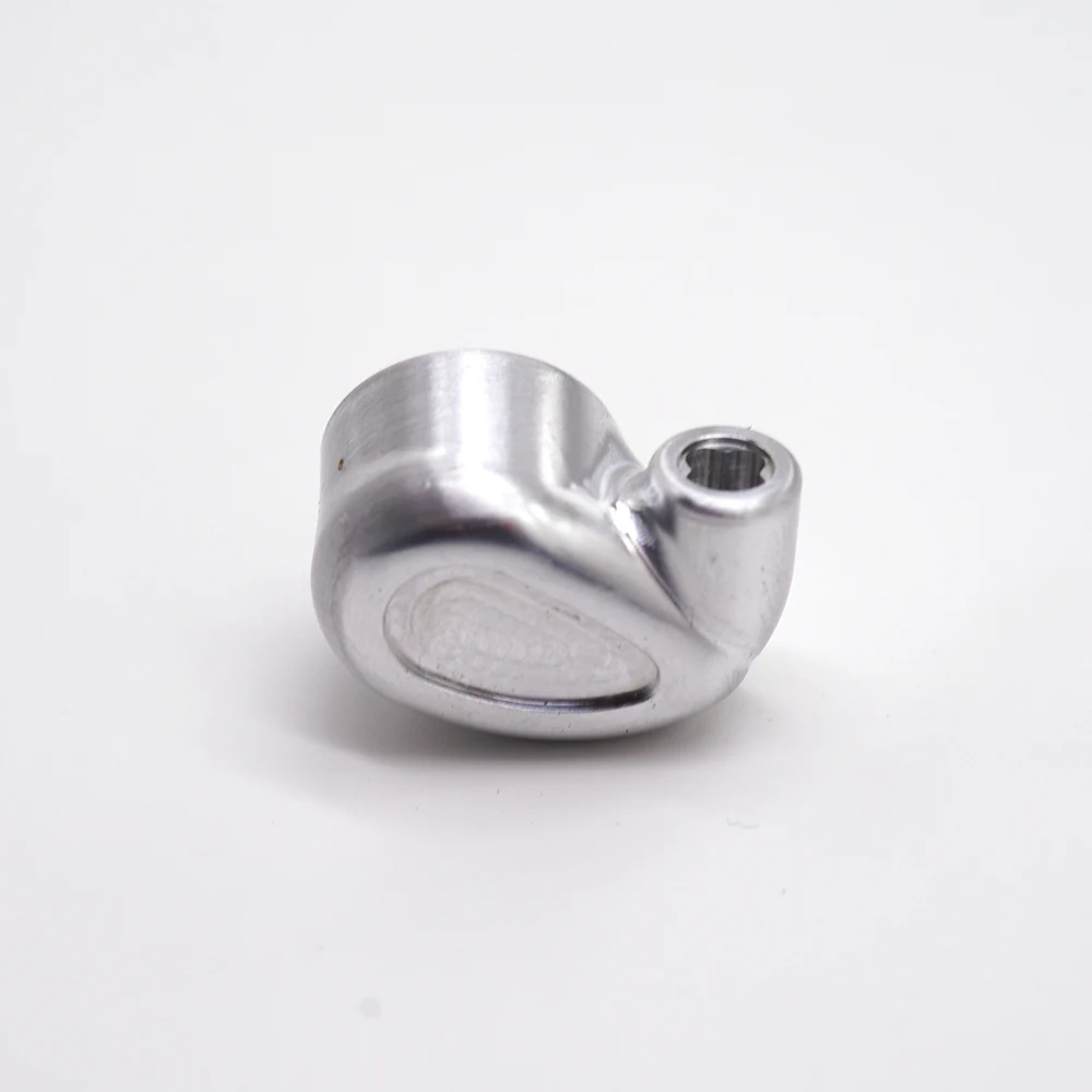 Customized CNC-Milled Anode Aluminum Earphone Shells - Natural Color Metal Earphone Accessories