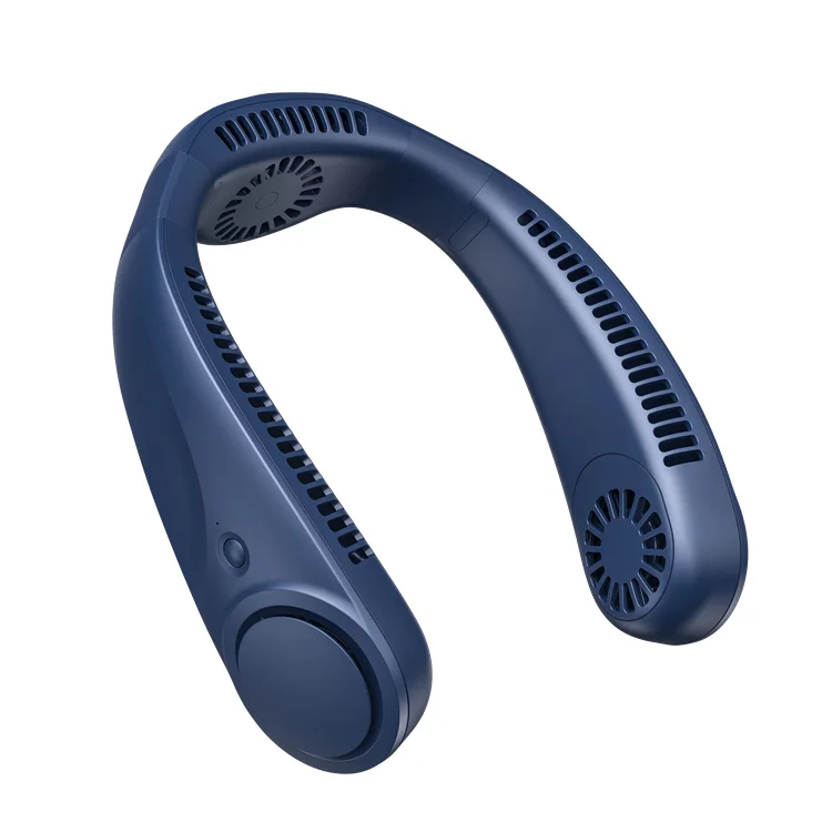 Портативный 4000 мАч перезаряжаемый Вентилятор Типа C с воздушным охлаждением индивидуальный логотип безлистный подвесной мини-вентилятор кулер для шеи