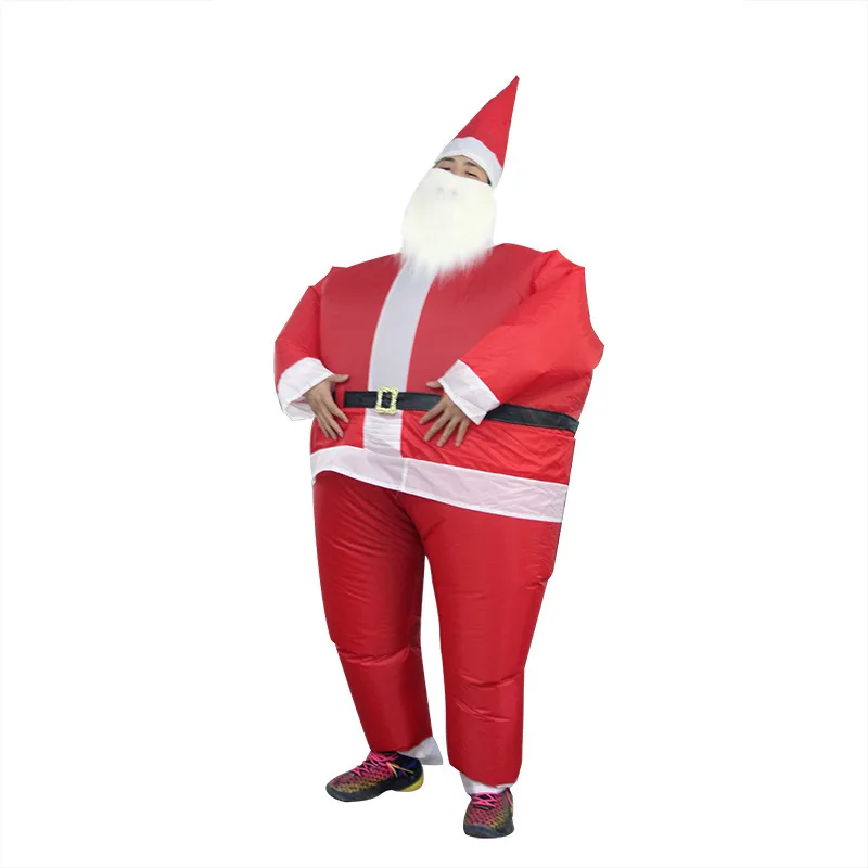 In Stock Inflatable Christmas Costume Blow up Costume Christmas Suit Inflatable Festival Costume Carnival Suit