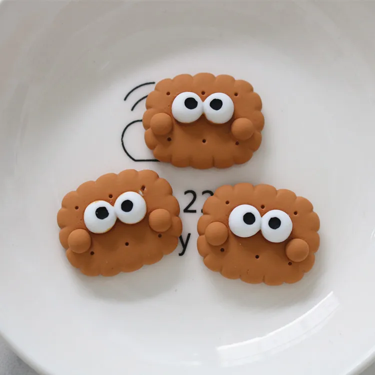 Phone case diy Hair accessories Handmade materials Water cup shoe buckle big eyes biscuit beads plastic resin charms