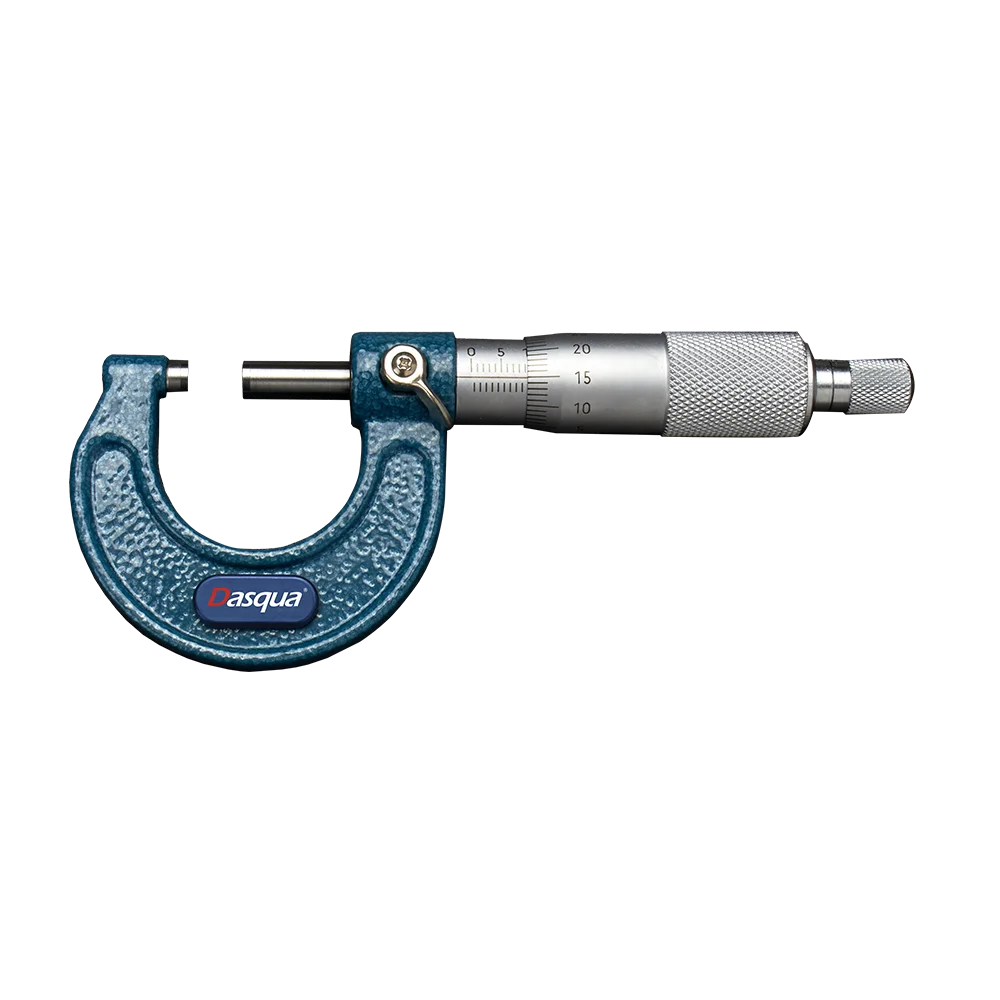Dasqua Hot Sale 0-25mm 25-50mm 50-75mm 0.01 Graduation Analog Outside Micrometer Measuring Tool