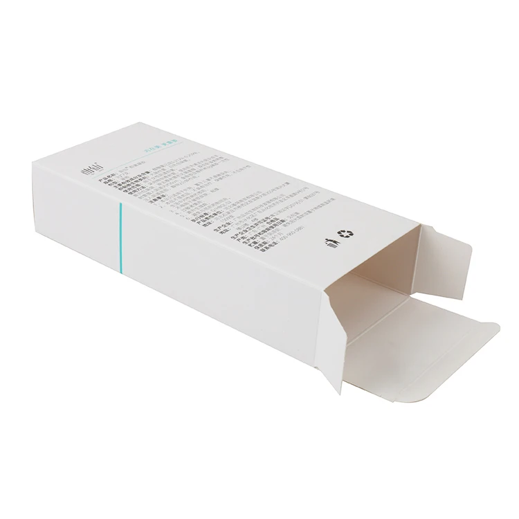 Custom retail skin care box packaging Printed folding cosmetic paper card box packaging
