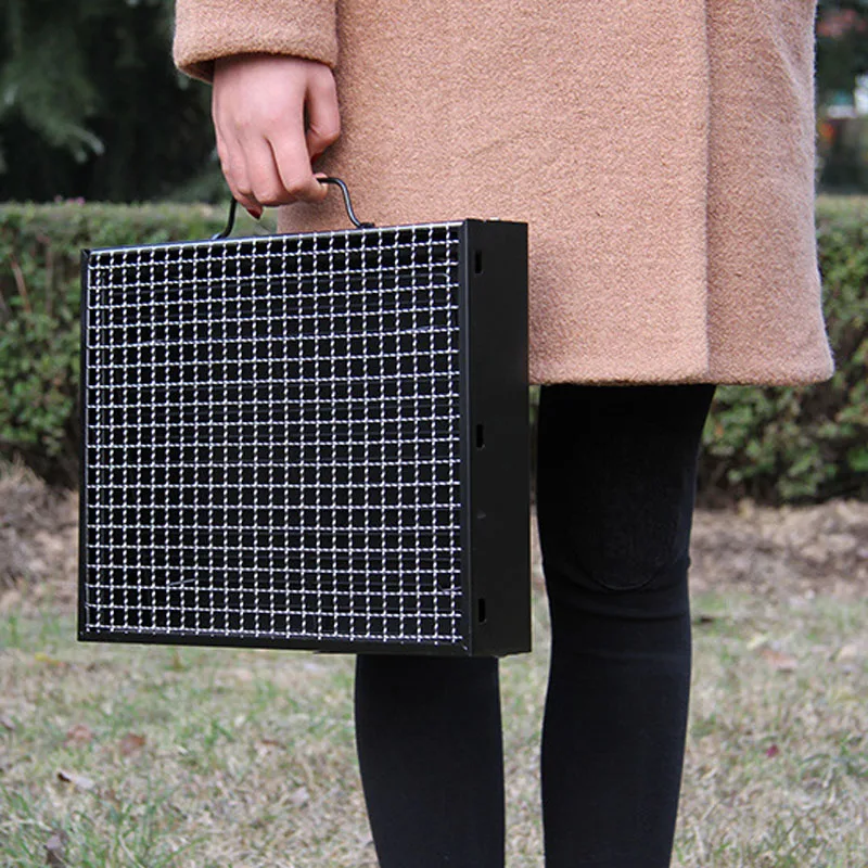 2022 Hot Sale High Quality Foldable Home Charcoal Grill Portable Outdoor Metal Grill Wholesale