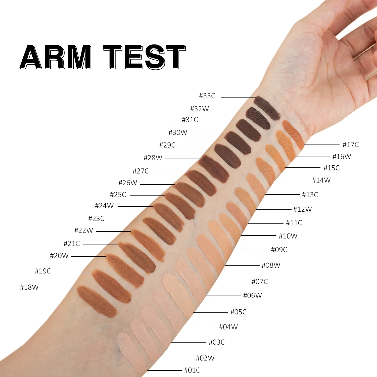 Spf35 High Quality Full Coverage Face Foundation Water Proof Concealer Oil Control Moisturizing Foundation