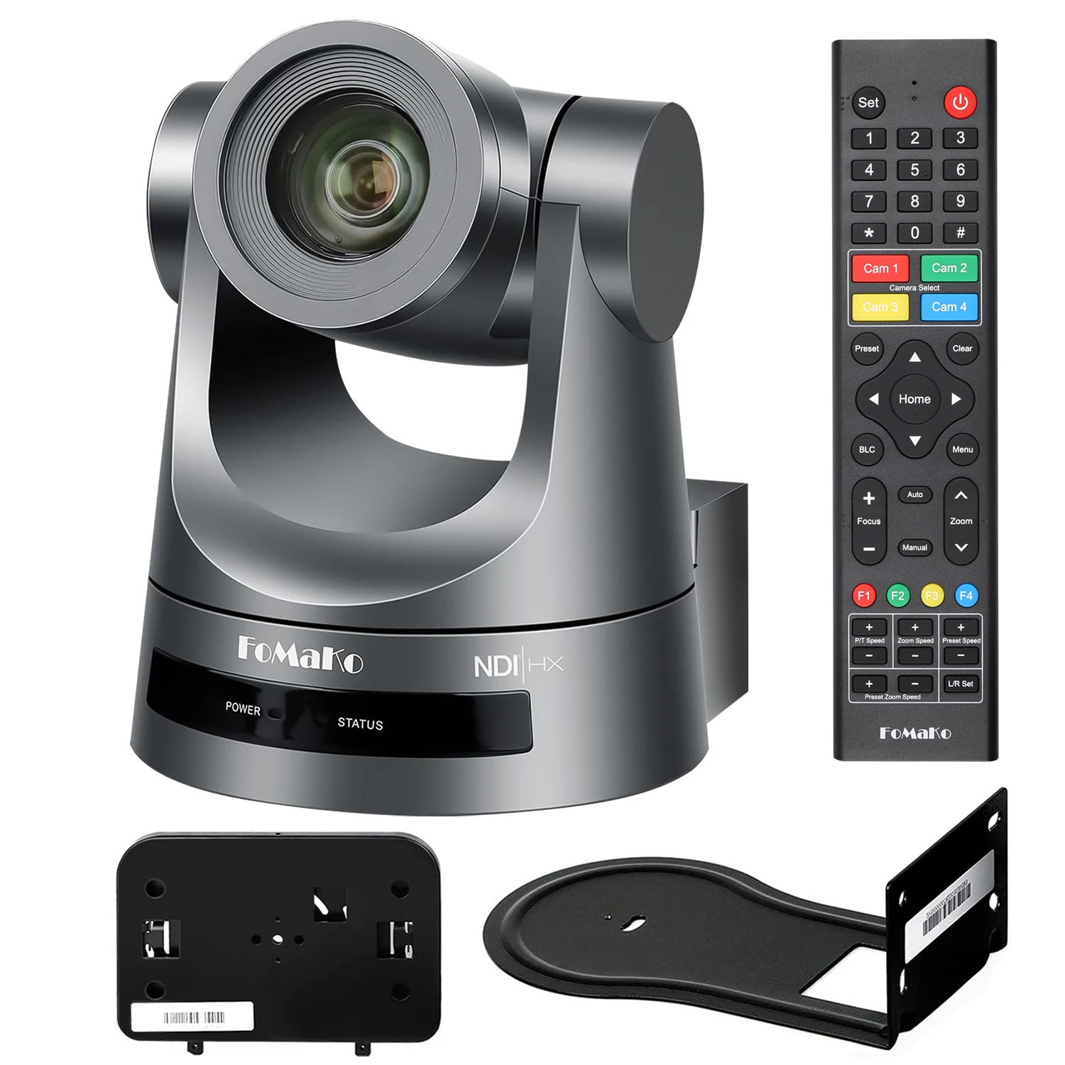 Быстрая доставка камера FoMaKo PTZ 20x оптическая прямая трансляция Церковь/борадкаст HDMI/3G-SDI/IP выход (серый) 5 01 обзор 2 покупателей