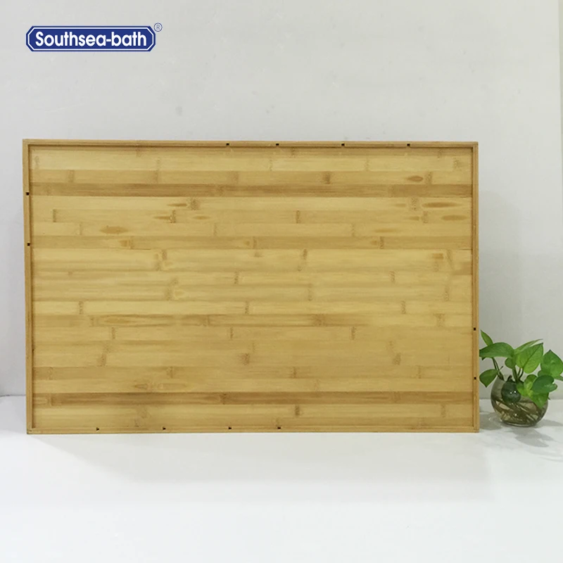 Современный бамбуковый ящик-органайзер для ванной комнаты