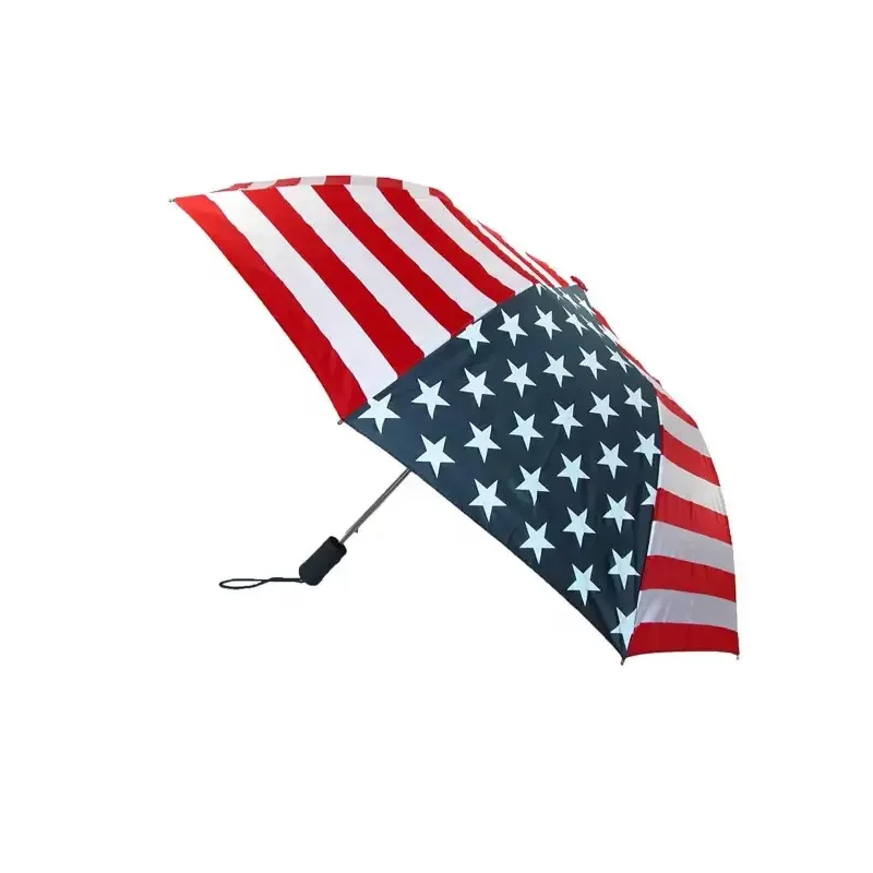 Hannuo Selling Individual Package Activities Event Business Gift Eritrea Country Flag Automatic Folding Umbrella with logo