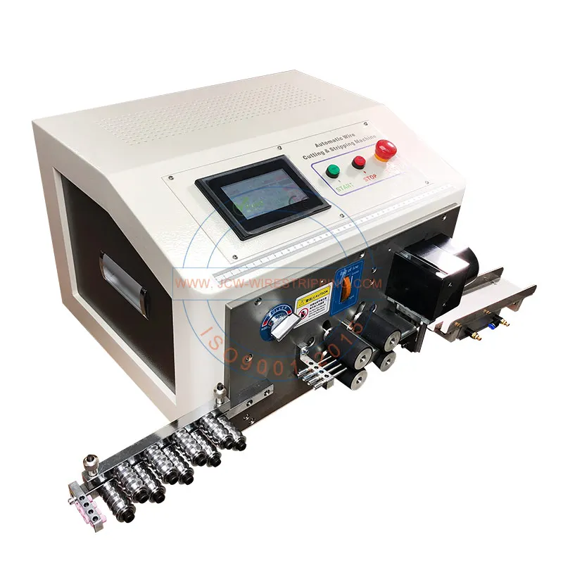 JCW-CS16 Four wires cut strip machine ultra short cables making equipment for small wires 0.75mm2