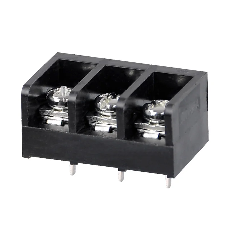 20A 300 в 2 полюса 4 5 полюсов 8 Барьерная Клеммная колодка 9 мм Шаг Стальной Винт медный штифт pcb клеммные
