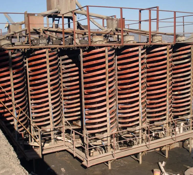 
Spiral sluice used for separating various minerals , mine equipment for gold processing 