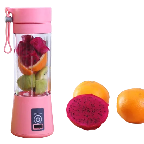 380ml Mini USB Portable Electric Fruit Juicer Durable 2 Blades Smoothie Maker Blender Rechargeable Juicer Cup Sports Bottle