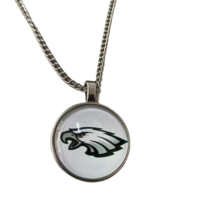 America Football LOGO 32 Team Pendant Necklace Factory Outlet Alloy Accessories For Party Gift Football Fans
