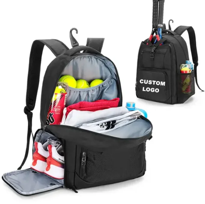 Professional Factory Tennis Bag for Men Women Racquetball Pickle ball Paddle Sling Bags Sports Backpack