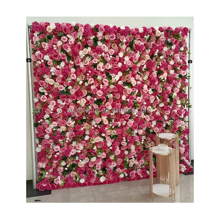 Wholesale Artificial Hanging Flower Wall For Wedding Party Decoration Backdrop Floral Wall Panel