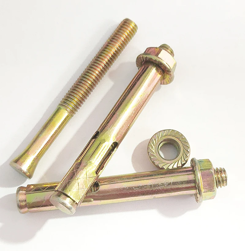 M6 to M20 C1022A Low Carbon Steel Sleeve Anchor With Flange-Nut.