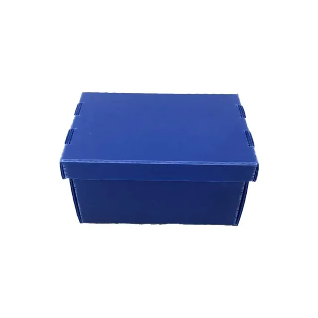 Factory Sale Customized Size Shape White PP Corrugated Plastic Box Storage Container With Lid