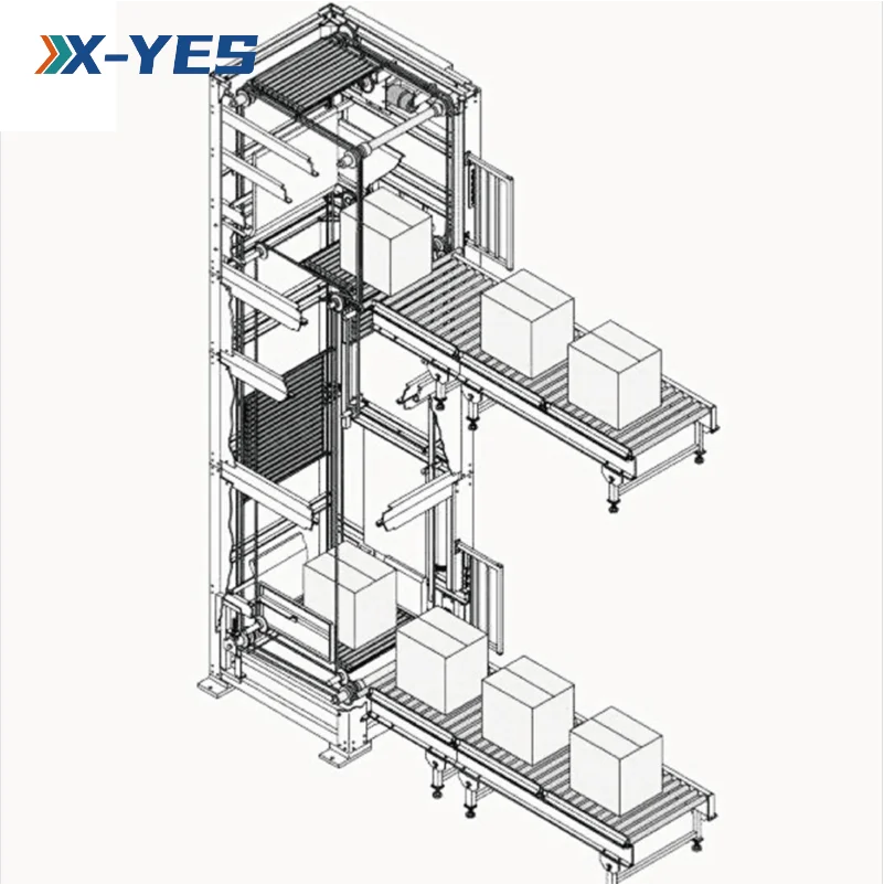 Automatic Conveyor Z Type Vertical Reciprocating Conveyor Cargo Lifts Elevator Warehouse Pallet Vertical Conveyor