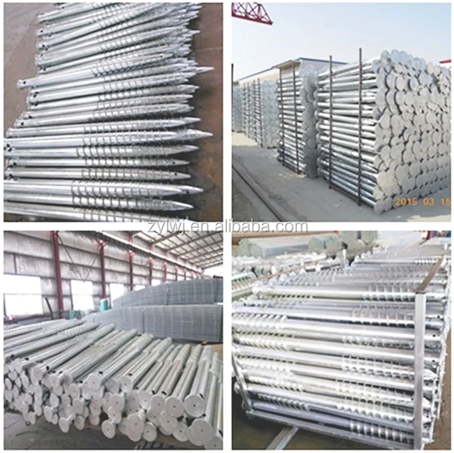Steel Ground Screw Anchor / Screw Pile