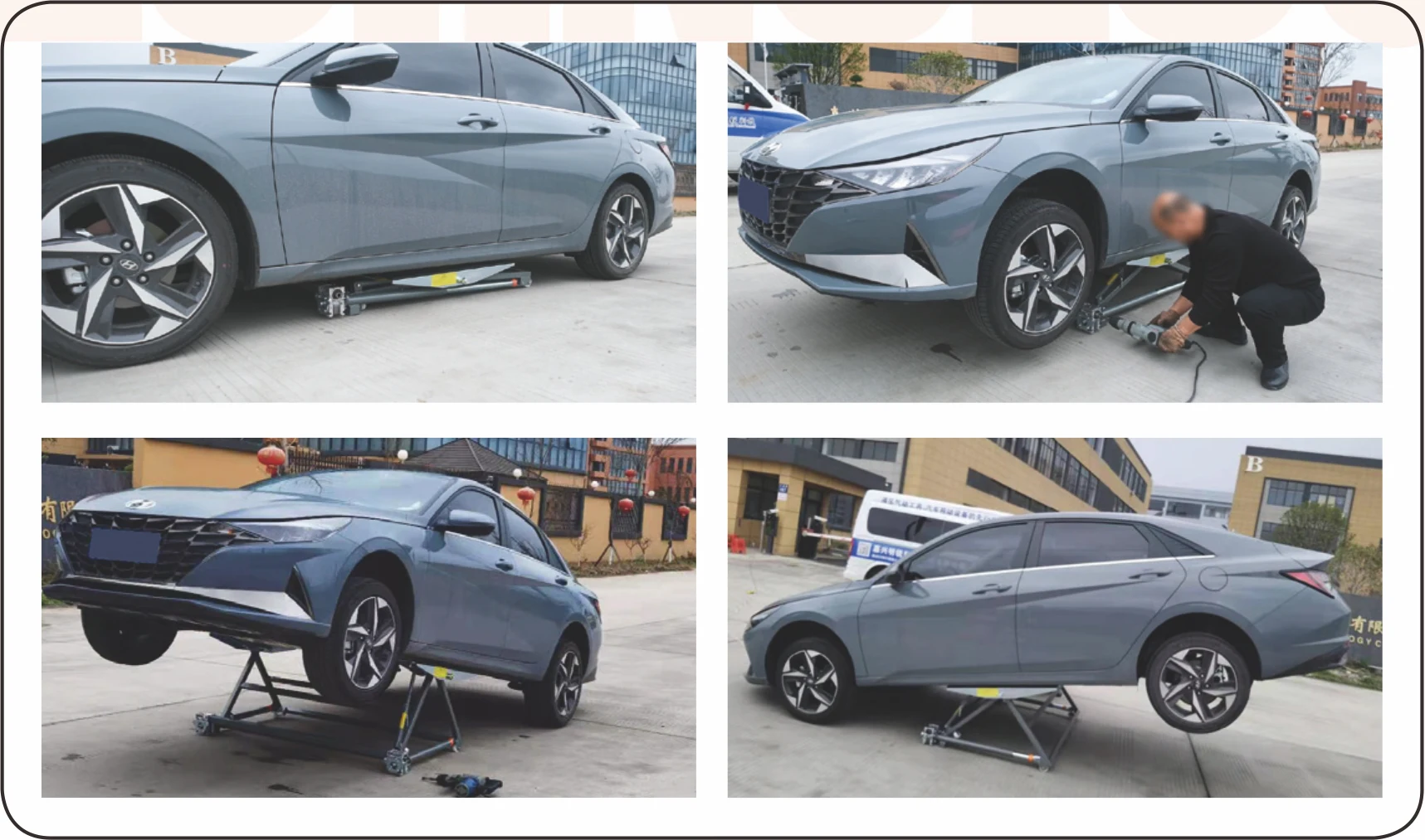  Распродажа от Od-hoffwin Регулируемый наклонный автомобильный подъемник 1500 кг Электрический мини-автомобильный для обслуживания