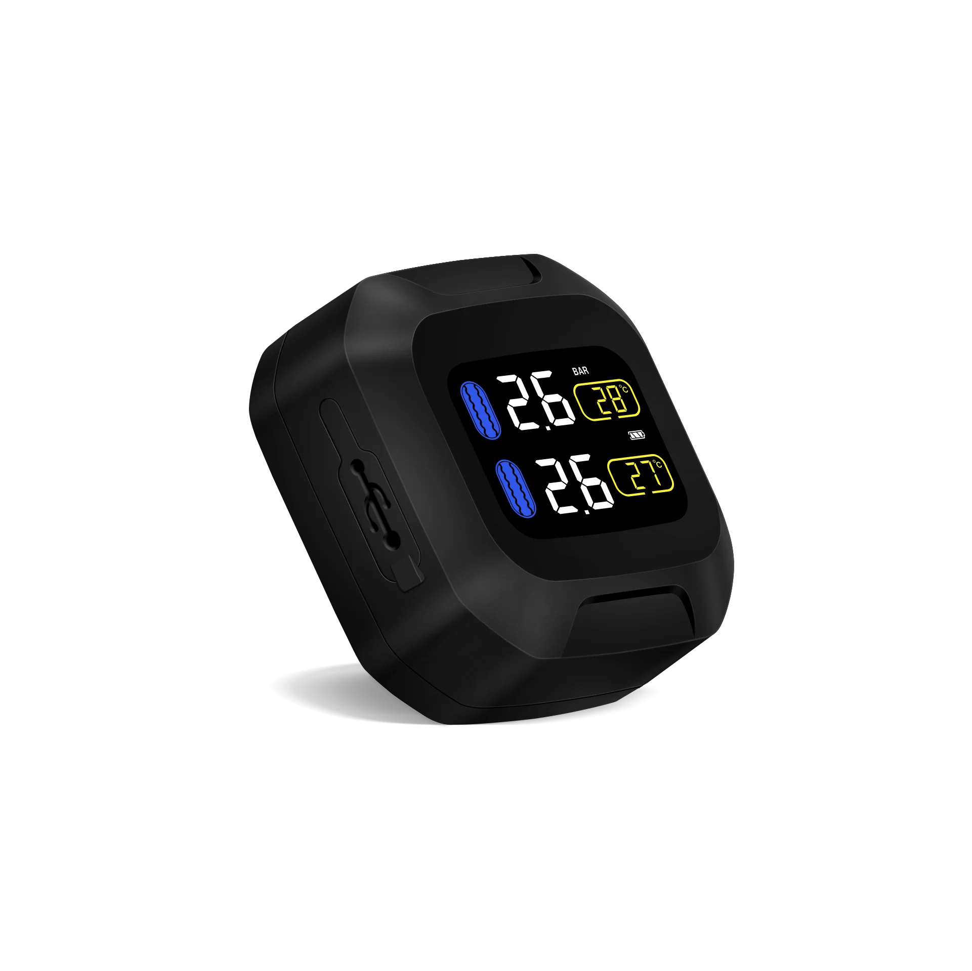 Tire pressure monitoring car tire pressure monitor tpms built-in portable high-definition color screen digital display tire pres