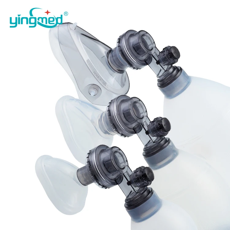 Best quality pvc resuscitator ambu resuscitator ambu breathing bag pvc resuscitator