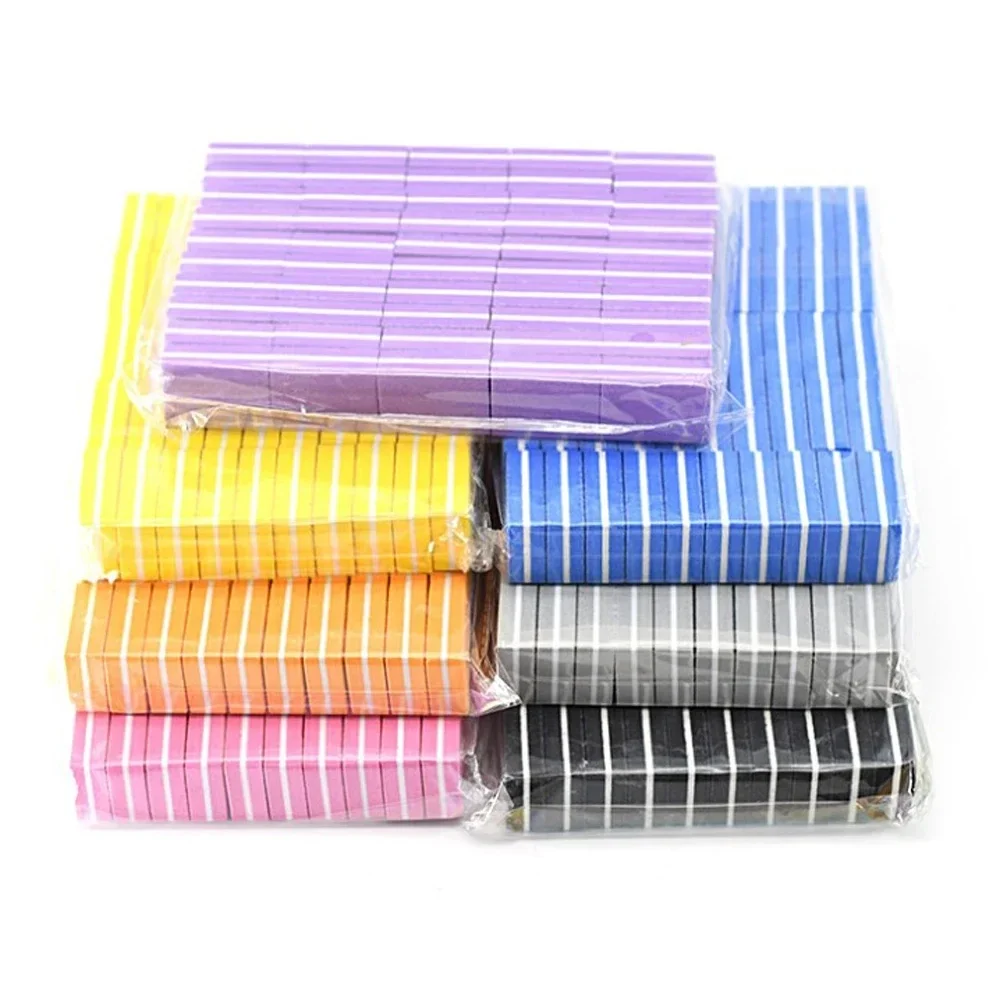 Mini Nail Buffer Block Professional Nail Sponge File Polisher Block Tools Manicure Pedicure Supplies Sliders Buffers for Nails