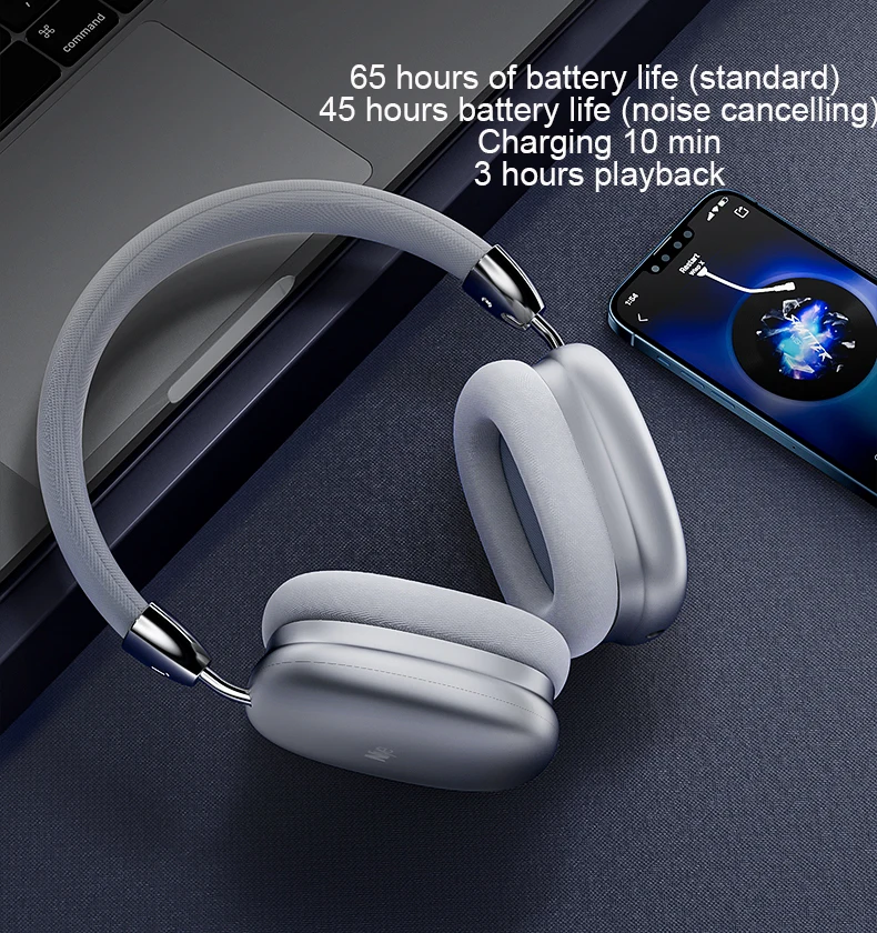 Hot Selling Headphones Private Computer Gaming Headphone Foldable And Portable Over Ear Wireless Headphones Bt Headset