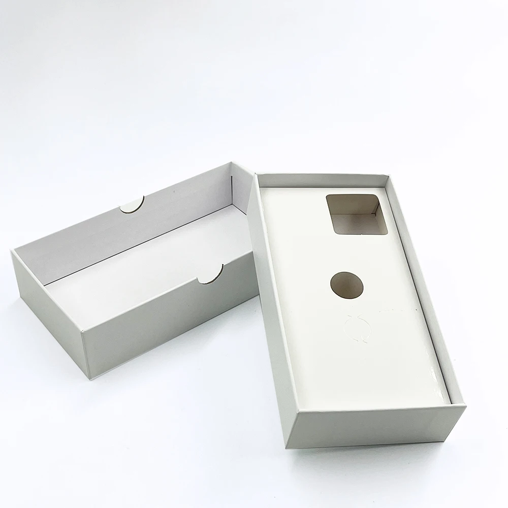 High Quality Empty White Mobile Cell Phone Packaging box With Factory Price Luxury CellPhone Packing Box Retail Mobile Packaging