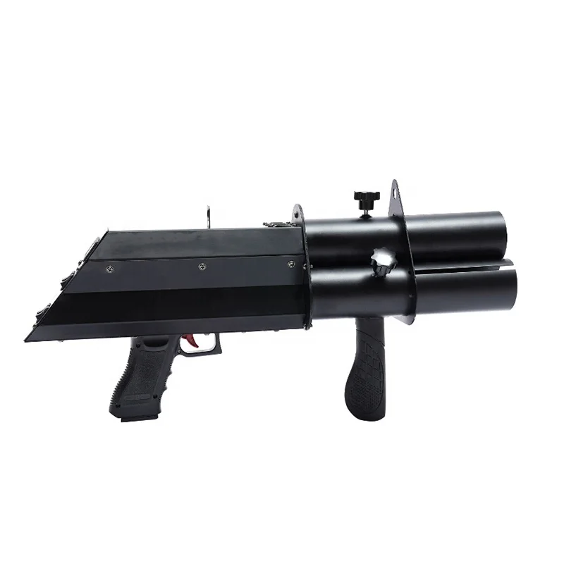 Hand hold Electric Confetti Shooter Rechargeable 3 Heads Shots Confetti Gun Making Machine