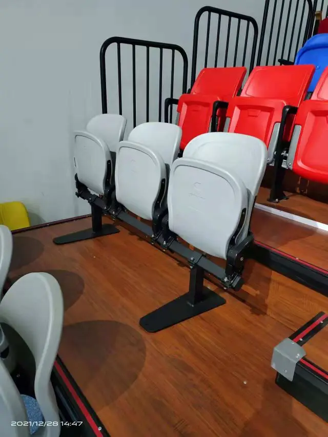High Quality Rear-mounted Flap Telescopic Bleachers Grandstand Seating System Soccer Stadium Seat for Sale Customize 14 Days 260