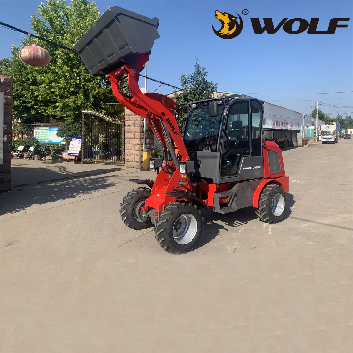 Wolf 1t Mini780T Garden Loader Farm Loader Mini Wheel Loader Price