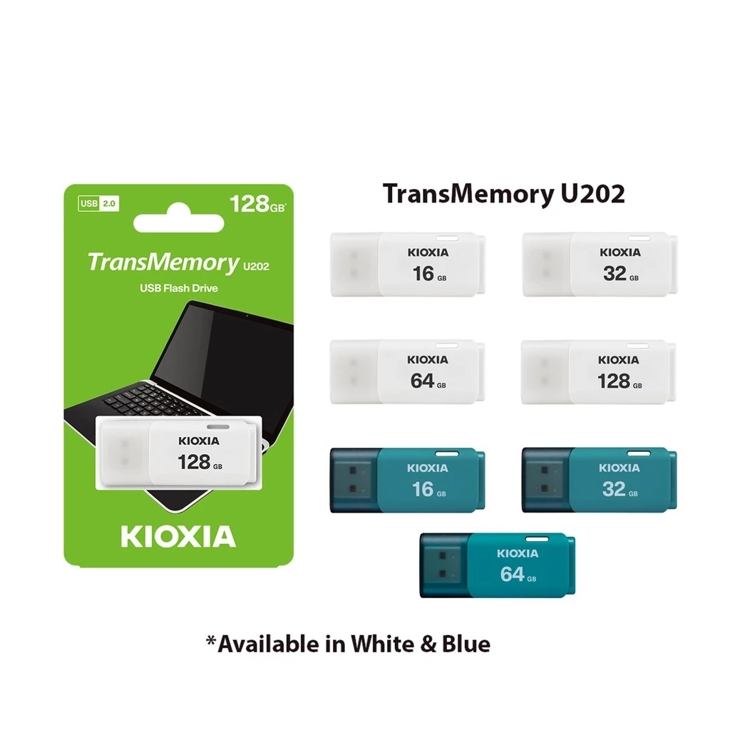 Original KIOXIA USB Flash Drive Stick 2.0 TransMemory 128GB 64GB 32GB 16GB 8GB 4GB 2GB Usb Flash Drive
