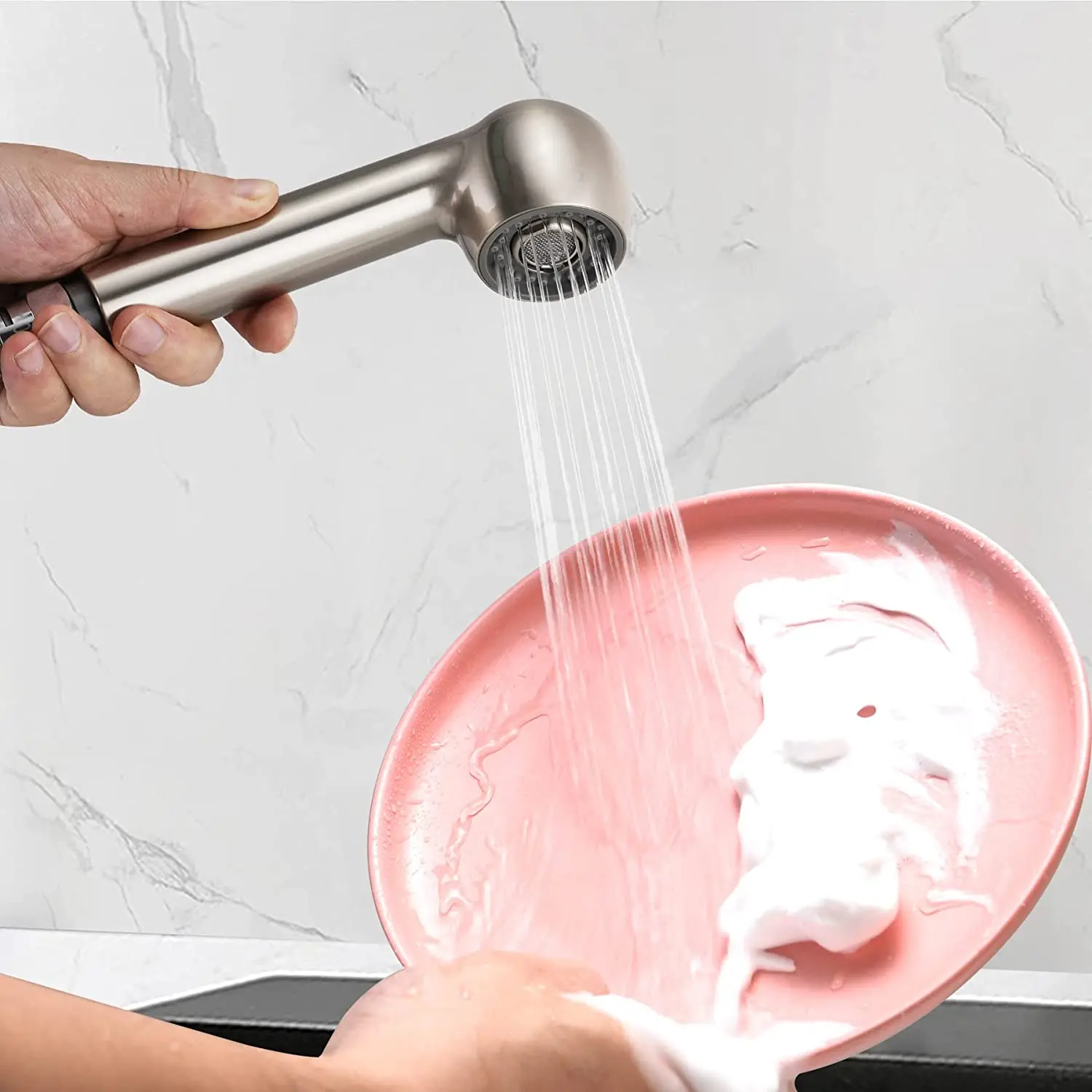 2-функция поток автоклавного твердения замена опрыскиватель выдвижной распылительная головка для кухонной раковины Смеситель с одной ручкой