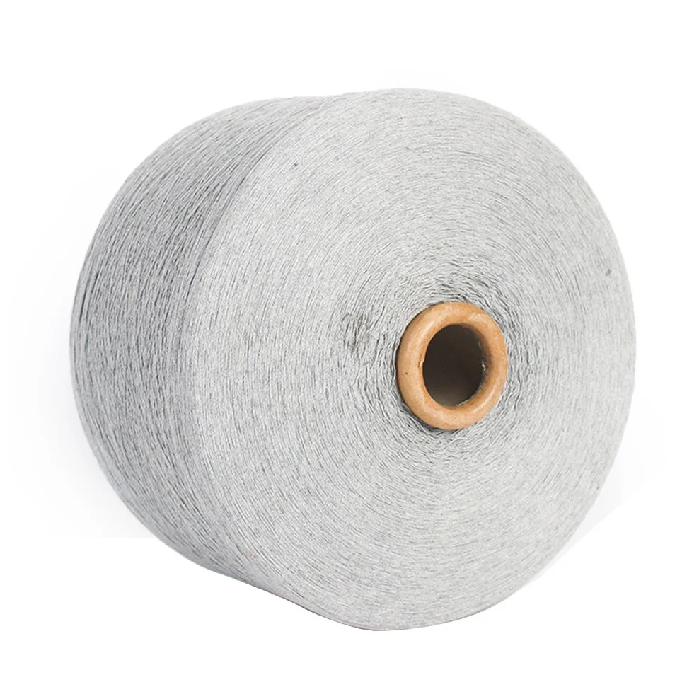 recycled cotton knitting pet recycled yarn recycled cotton polyester blended  glove nm10 ne6s ne7s  glove yarn