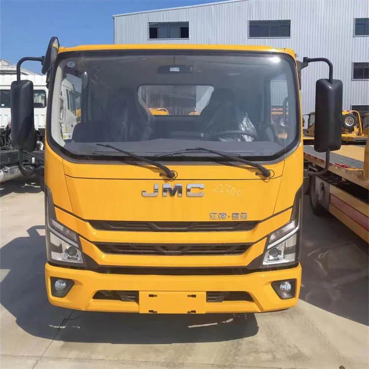 Wholesale Price JMC 5ton Flatbed Wrecker Towing Truck Recovery Vehicle Flatbed Towing Vehicle Road Obstacle Clearing Trucks 4 T