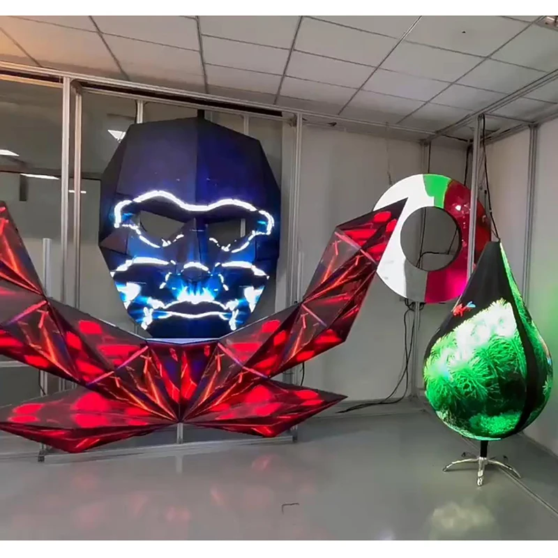 3D полноцветный Прохладный светодиодный пиксельный видео DJ стенд стол для ночного клуба/бара