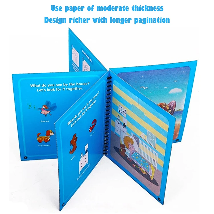 Новый продукт заводской поставщик водная Книга magic water book Волшебная книга с ручкой