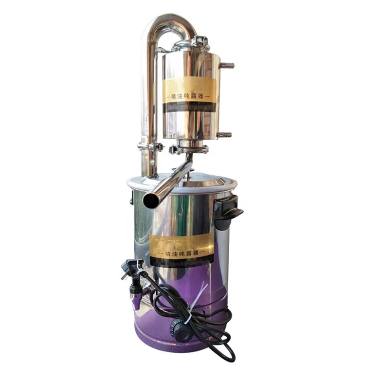 Essential Oil Extracting Machine Lavender Lemon Jasmine Lemongrass Rose Plant Essential Oil Making Distillation Machine