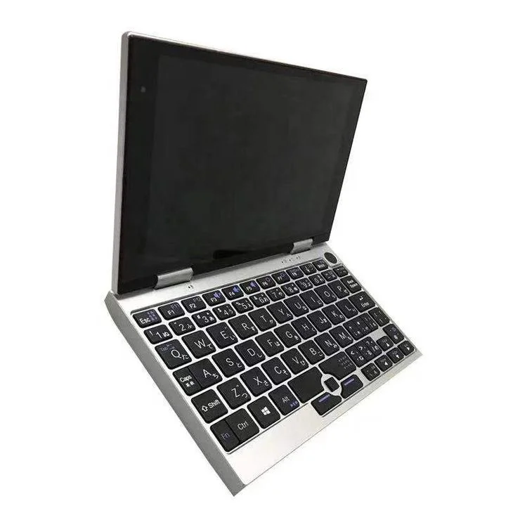 7 inch pocket notebook YOGA 360 degree rotation 2 in 1 metal narrow border keyboard mini tablet pc