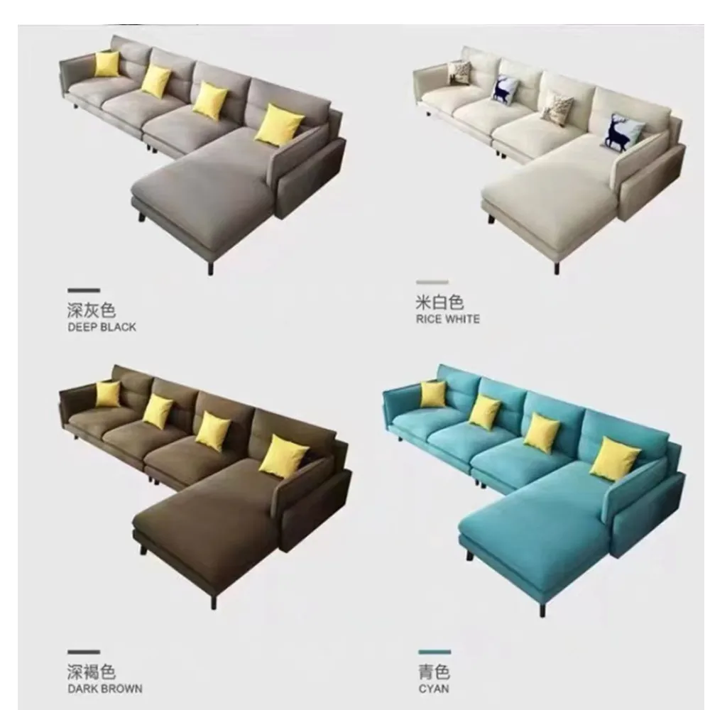 Modern Luxury Reclining Dining Sectional Sofa Set Convertible Wood Furniture for Living Room Well-Sold Home Household Furniture