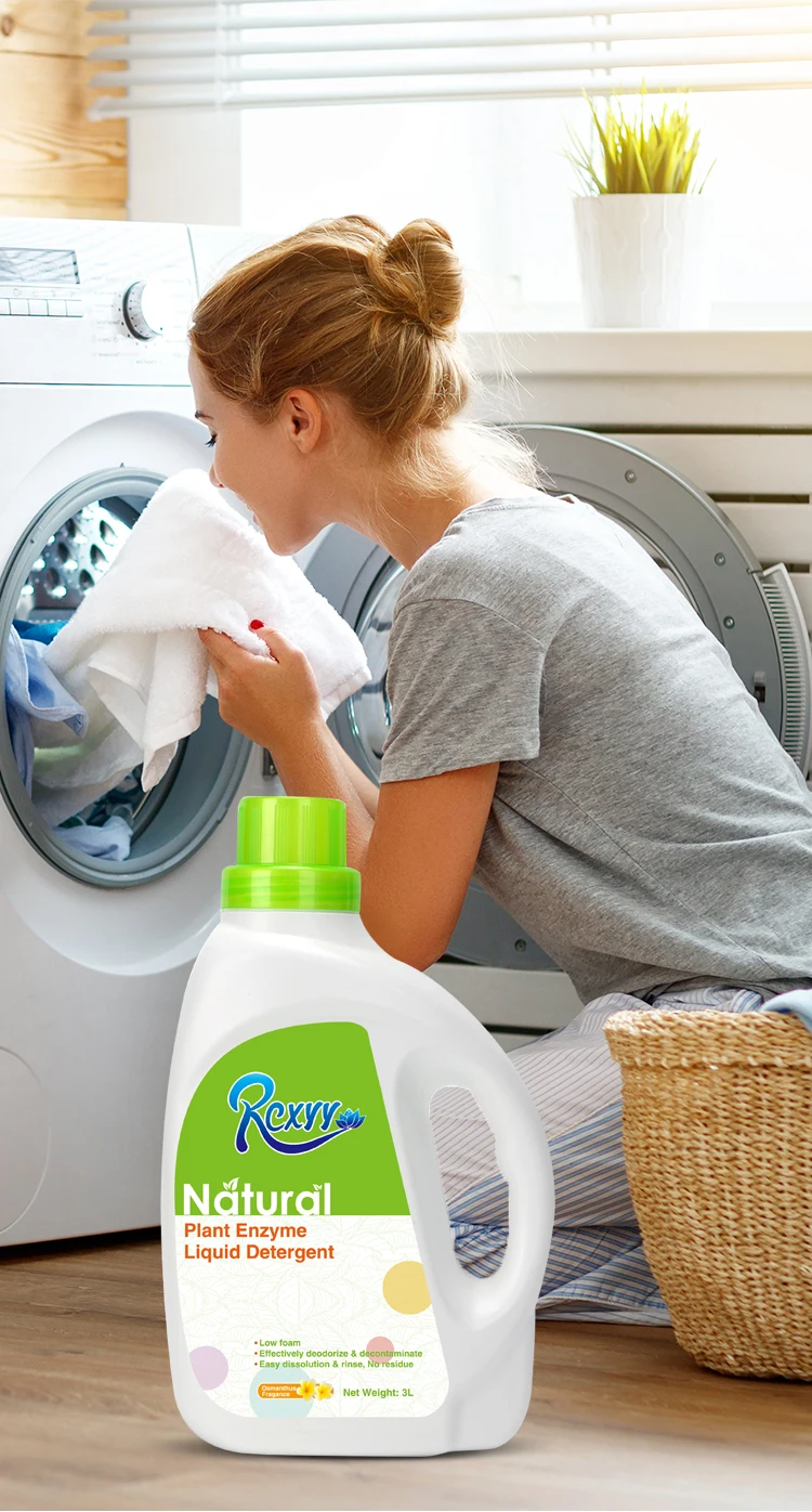 Wholesale Good Price  Household Natural Supple Deep Cleaning Plant Extract EnzymeClean Liquid Laundry Detergent Scented