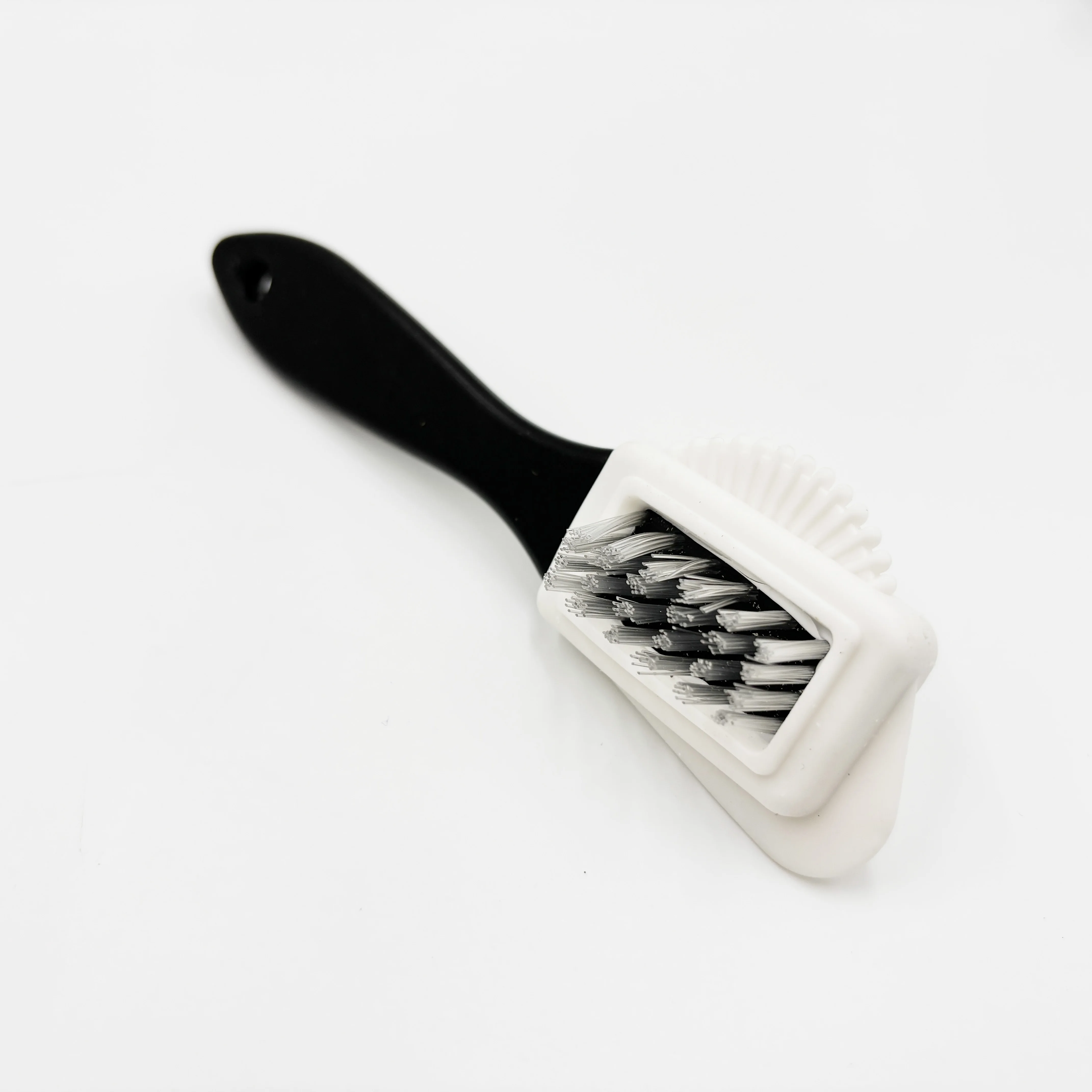 Factory Wholesale Custom Logo Three Sided Plastic Nubuck Suede Brush Sneaker Shoe Cleaner Brush