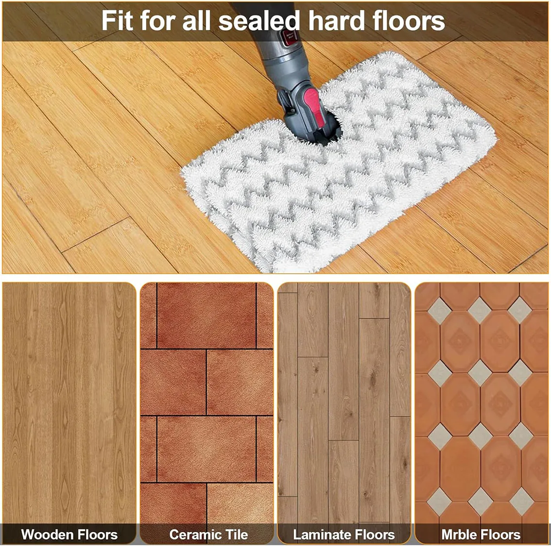 Microfiber Replacement Pads Steam Mop Compatible S3501 S3550 S3601 S3801 S3901 SE450 S3601D S3901D  vacuum cleaner floor brush